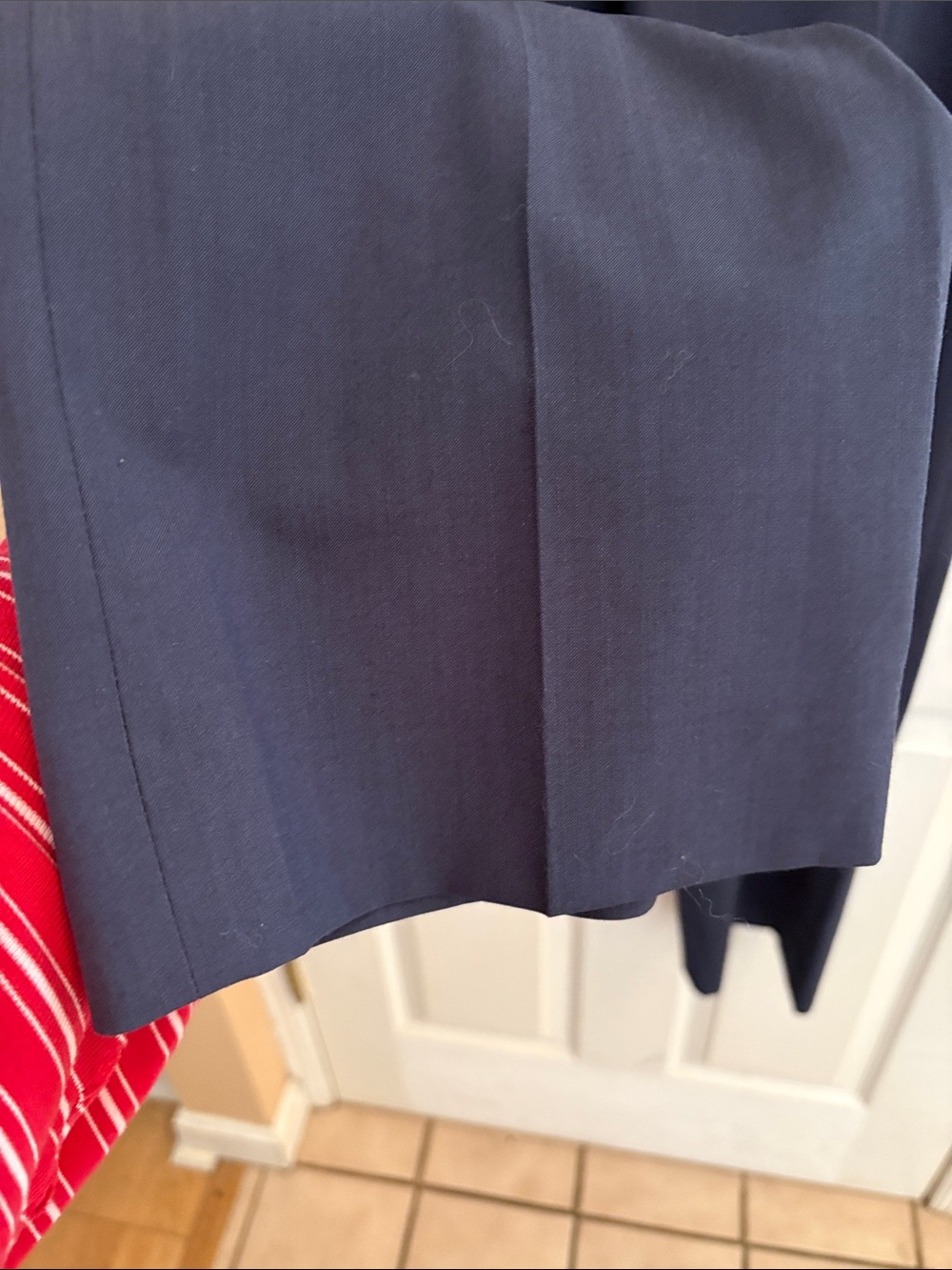 Banana Republic NWT women’s dress pants Logan Navy size 8 brand new machine wash - Picture 5 of 9